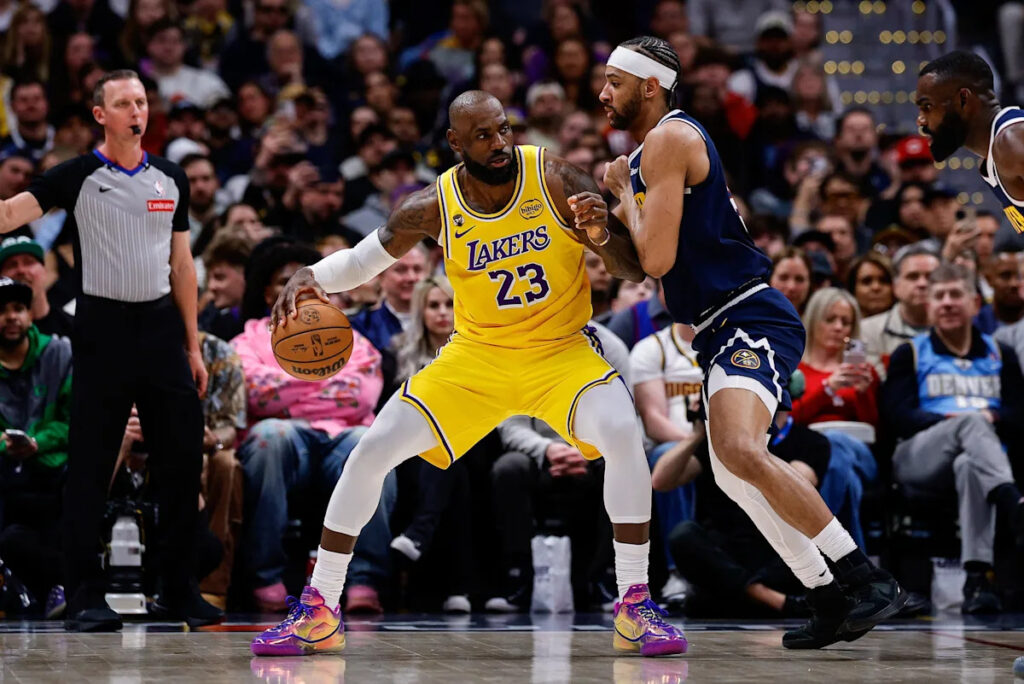 LeBron James injury update: Lakers star hurts elbow in hard fall