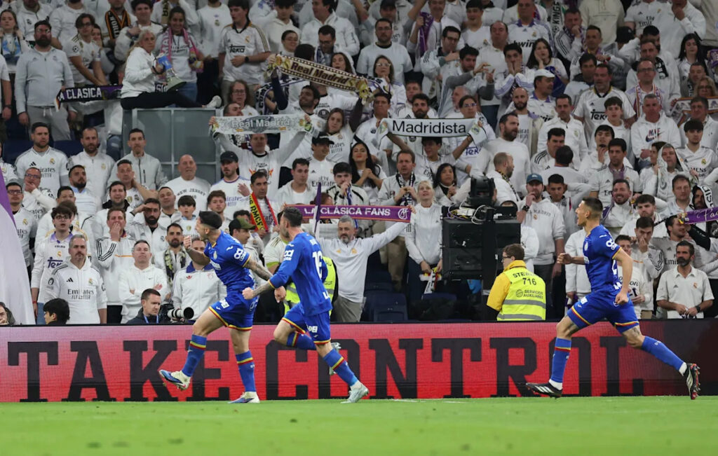Real Madrid trail to Getafe screamer in first league game without Mbappé 😅