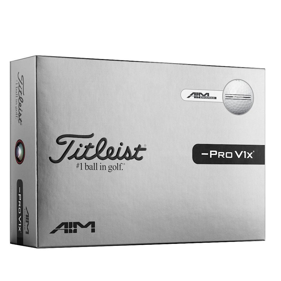 Titleist 2026 Pro V1x Left Dash Aim Enhanced Golf Balls