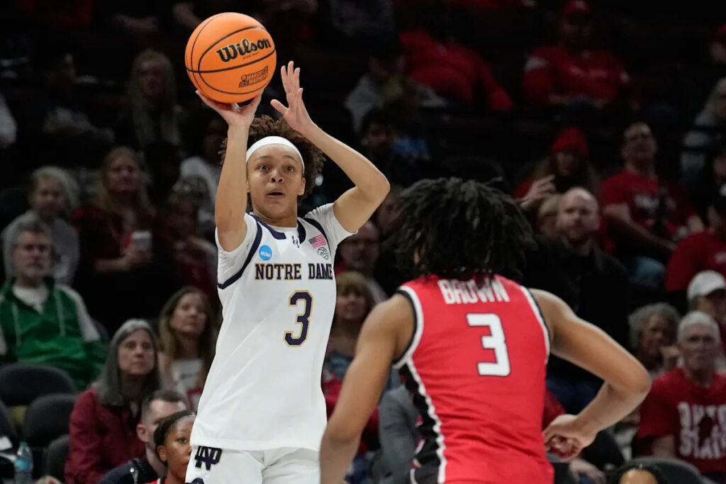 Hannah Hidalgo dazzles as Notre Dame rolls past Fairfield 79-60 in women’s March Madness Hannah Hidalgo dazzles as Notre Dame rolls past Fairfield 79-60 in women’s March Madness