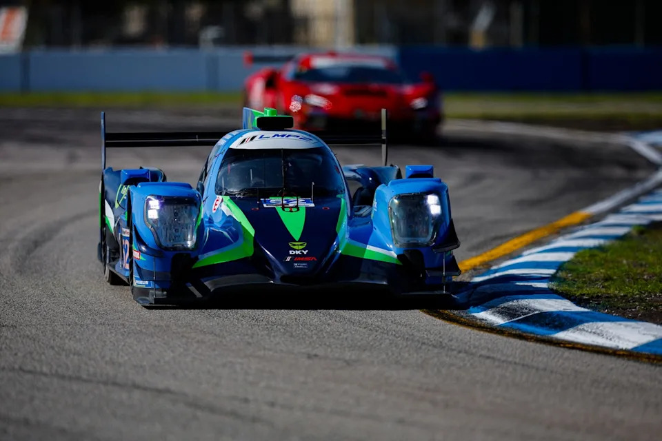 #52 Bryan Herta Autosport with PR1/Mathiasen ORECA LMP2 07: Misha Goikhberg, Parker Thompson, Harry Tincknell