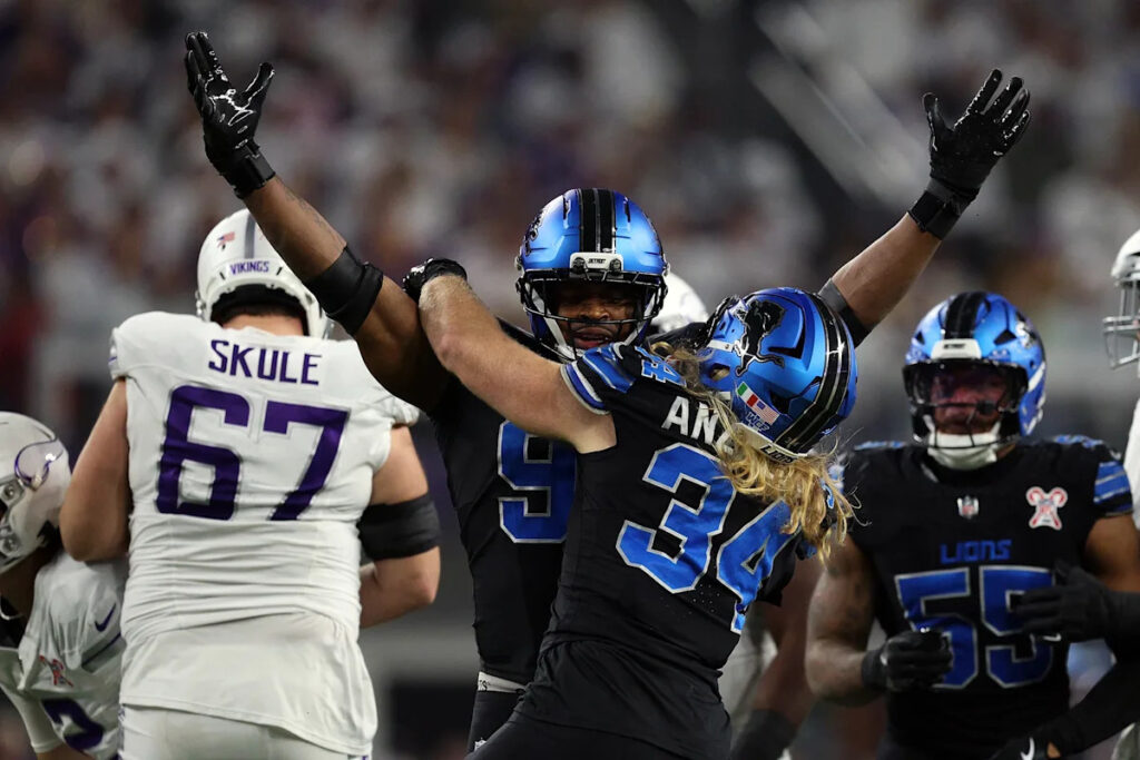 Which positions have the Detroit Lions upgraded or downgraded in free agency?