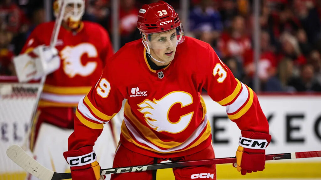Calgary Flames’ Tyson Gross Makes NHL Debut at Saddledome