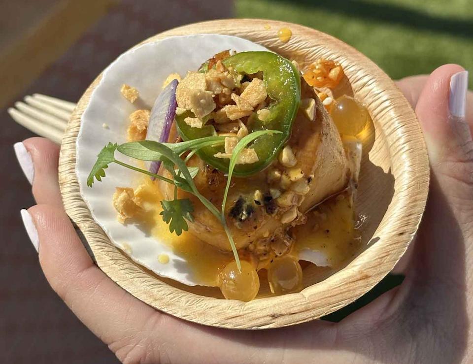 <span class="g-block-image__caption">The scallops were perfectly seared.</span> <span class="g-block-image__credits">Shaun Tolson</span>