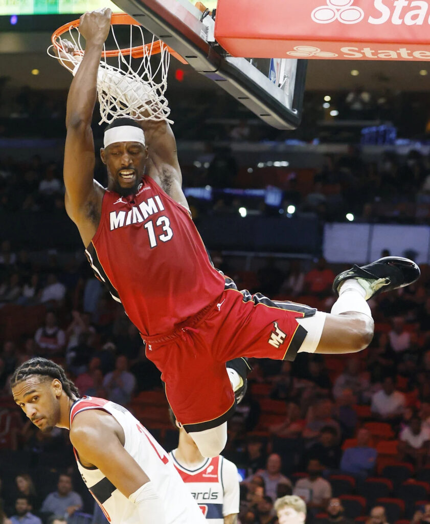 Bam Adebayo sets Miami Heat record for most points scored in a half