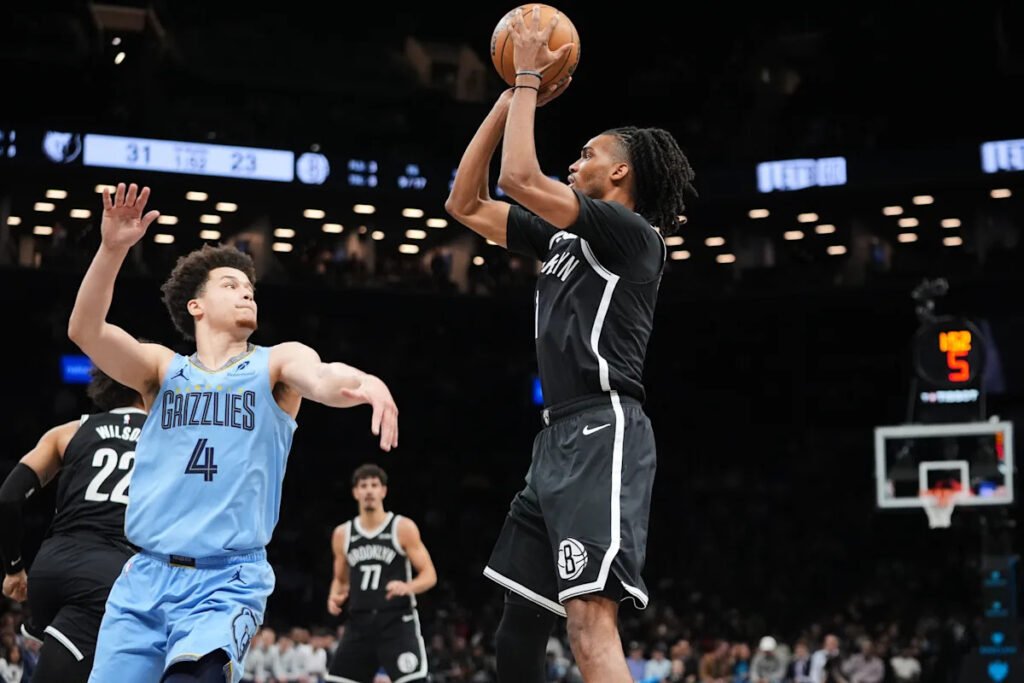 Sharpe and Agbaji lead Nets to 2nd straight win, 126-115 over injury-plagued Grizzlies
