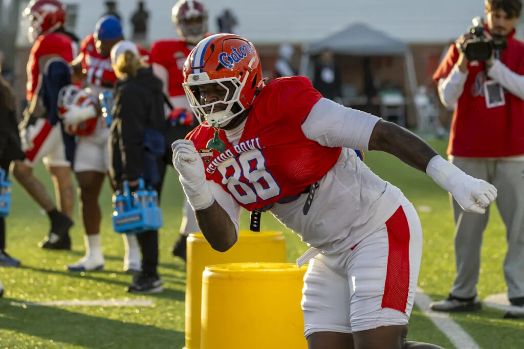 Possible Bengals draft target Caleb Banks broke foot at NFL Combine Possible Bengals draft target Caleb Banks broke foot at NFL Combine