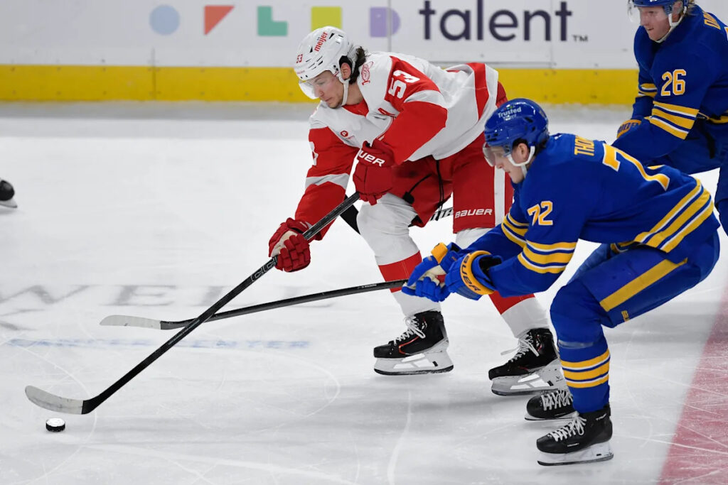 Red Wings snap 2-game skid, beat Sabres 5-2 Red Wings snap 2-game skid, beat Sabres 5-2