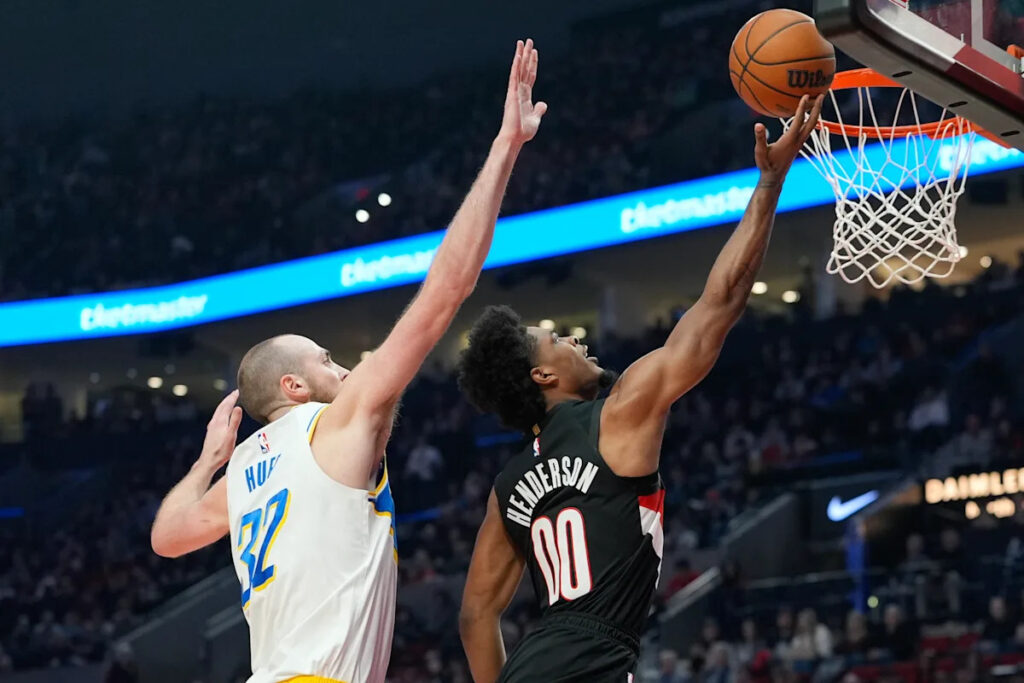 Scoot Henderson scores 28 points as the Trail Blazers beat the reeling Pacers 131-111