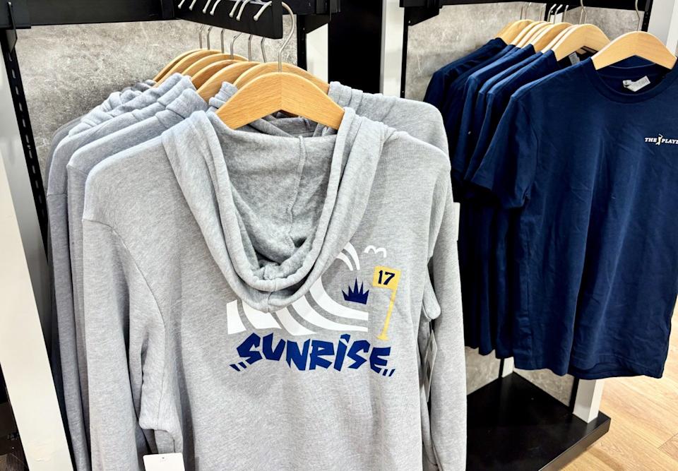 The PGA Tour Fan Shop, located within the Players Championship Stadium Village, carries items from First Coast retailers such as the Sunrise Surf Shop.