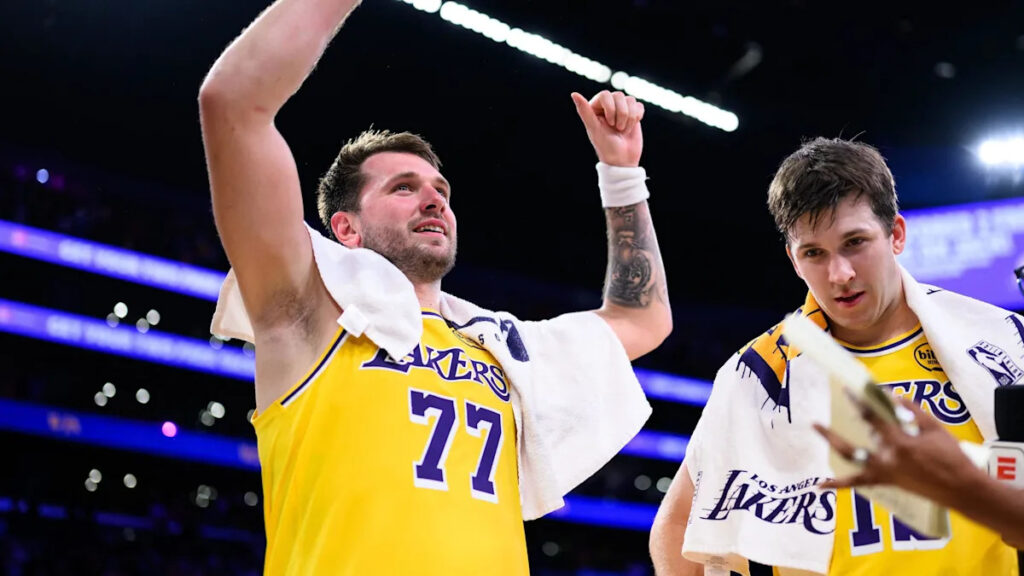James praises Doncic after overtime Lakers winner