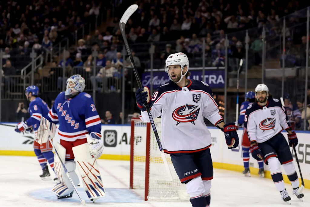 Blue Jackets Blow Four‑Goal Third‑Period Lead, Beat Rangers in OT