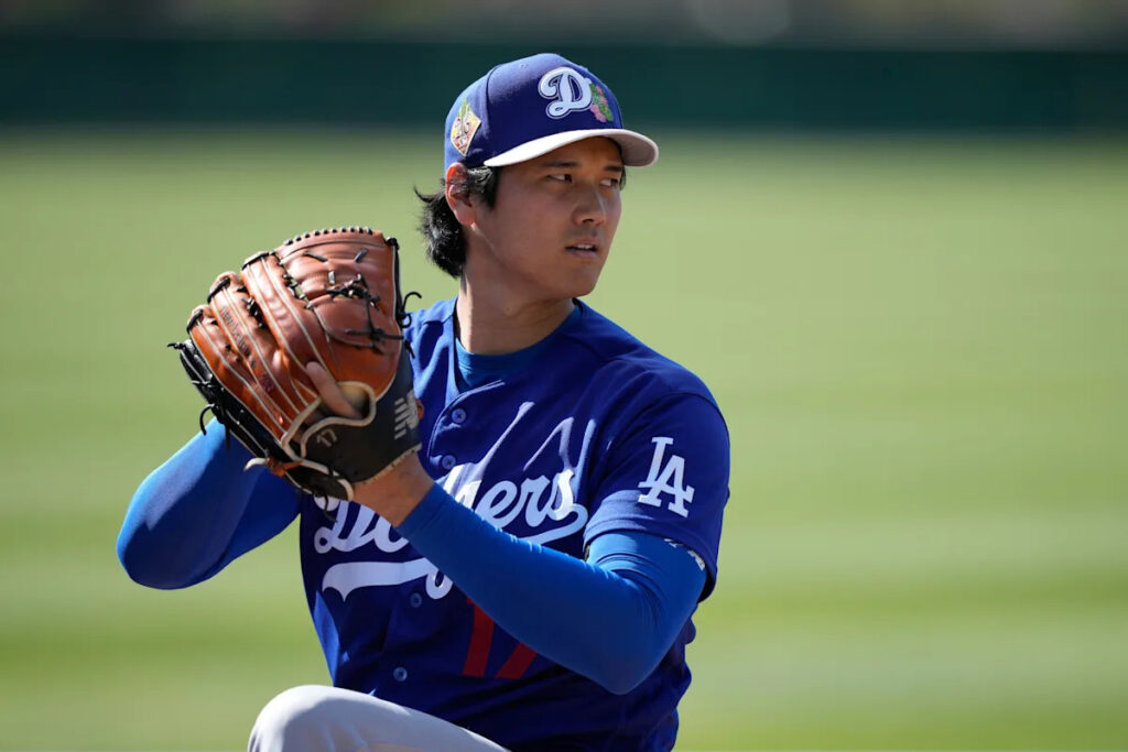 Shohei Ohtani will return to mound for Dodgers in spring training game Wednesday against Giants