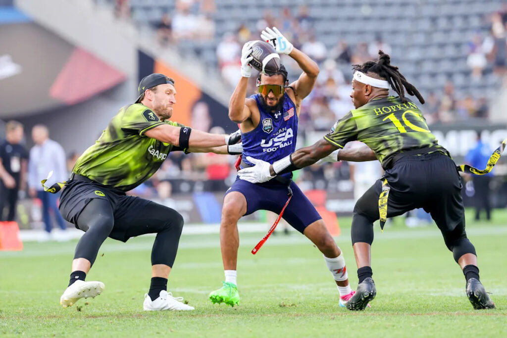 Flag Football Classic: Team USA rolls through NFL competition in Olympic-style round-robin tournament Flag Football Classic: Team USA rolls through NFL competition in Olympic-style round-robin tournament