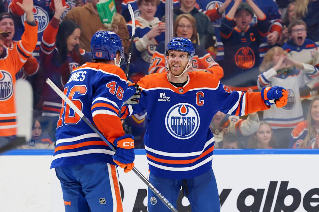 McDavid moves back into scoring lead with 3 points as Oilers beat Ducks 4-2