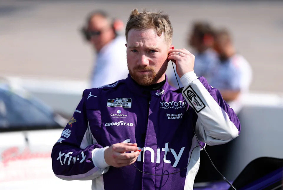 Tyler Reddick walks down pit road during qualifying at Darlington Raceway. &lpar;Photo by David Jensen&sol;Getty Images&rpar;