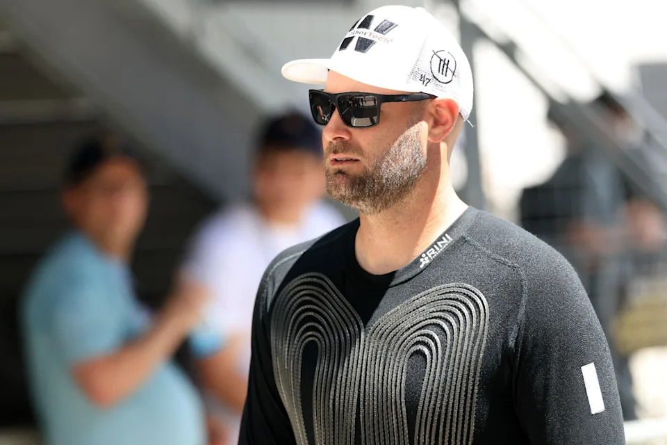 Shane van Gisbergen wearing cool suit