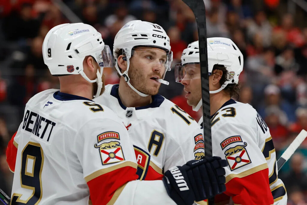Matthew Tkachuk Hat Trick Helps Panthers Earn Gritty 3-1 Win In Detroit
