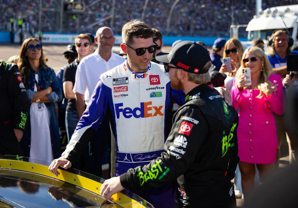 Denny Hamlin Addresses Tyler Reddick’s Future with 23XI Racing In Contract Year