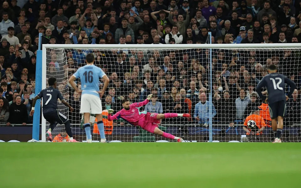 Vinicius Jr stroked home the opener from the penalty spot (Reuters)