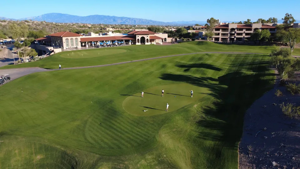 The ninth hole on La Paloma Country Club's Hill Course serves as the 18th hole for the Cologuard Classic on the PGA Tour Champions.
