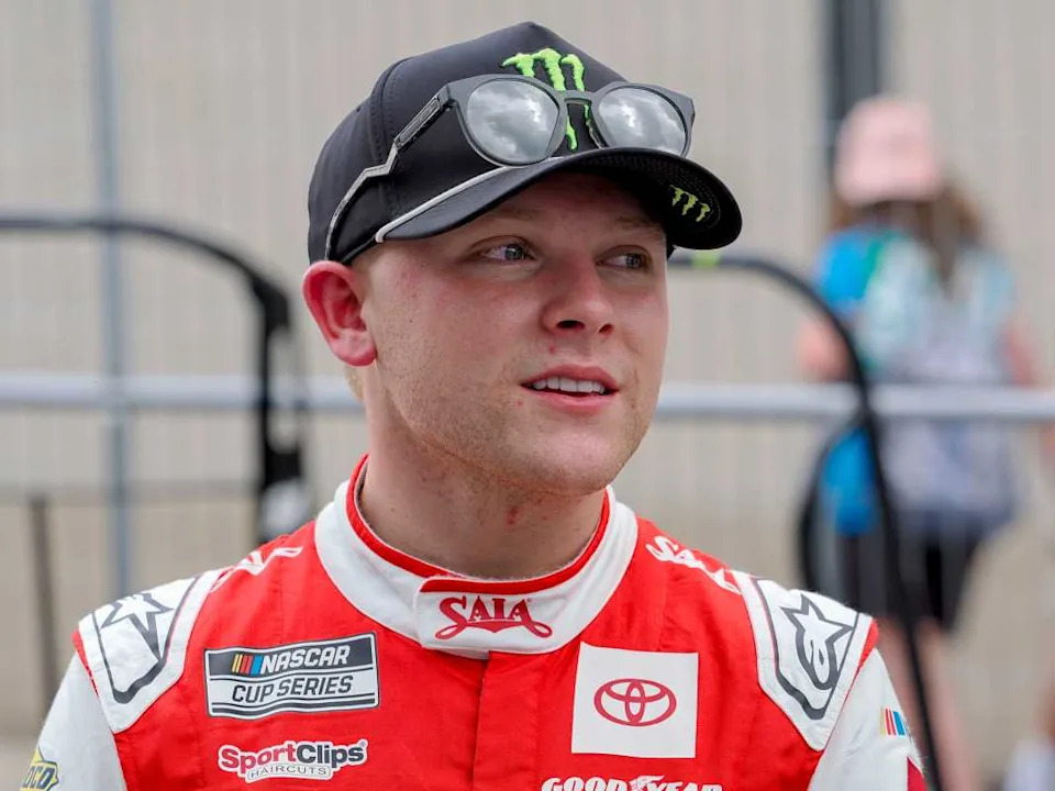Ty Gibbs talks with fans at Indianapolis Motor Speedway.Bob Goshert&sol;For IndyStar &sol; USA TODAY NETWORK via Imagn Images
