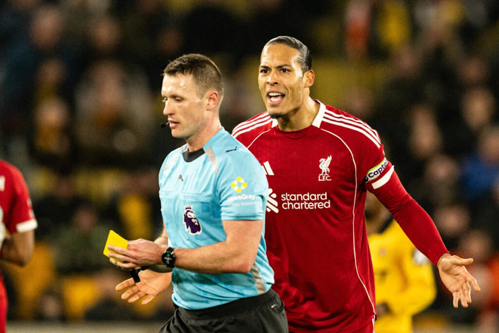 Virgil van Dijk slams ‘sloppy’ Liverpool performance against Wolves