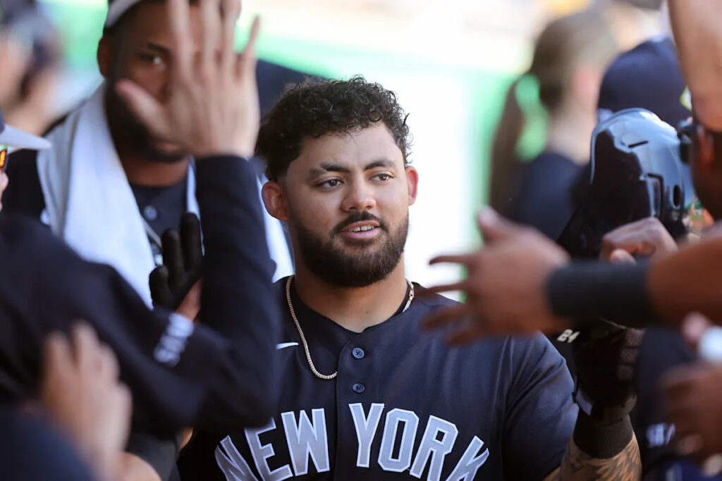 Yankees option outfielder Jasson Domínguez to Triple-A, losing out to veterans despite strong spring
