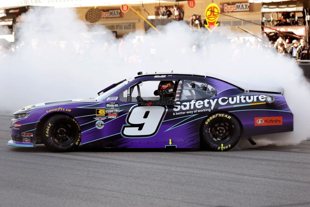 Shane van Gisbergen passes five cars in one corner to win NASCAR O’Reilly at COTA