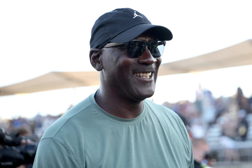 Michael Jordan’s NASCAR joy in Victory Lane is the most delightful sight in sports