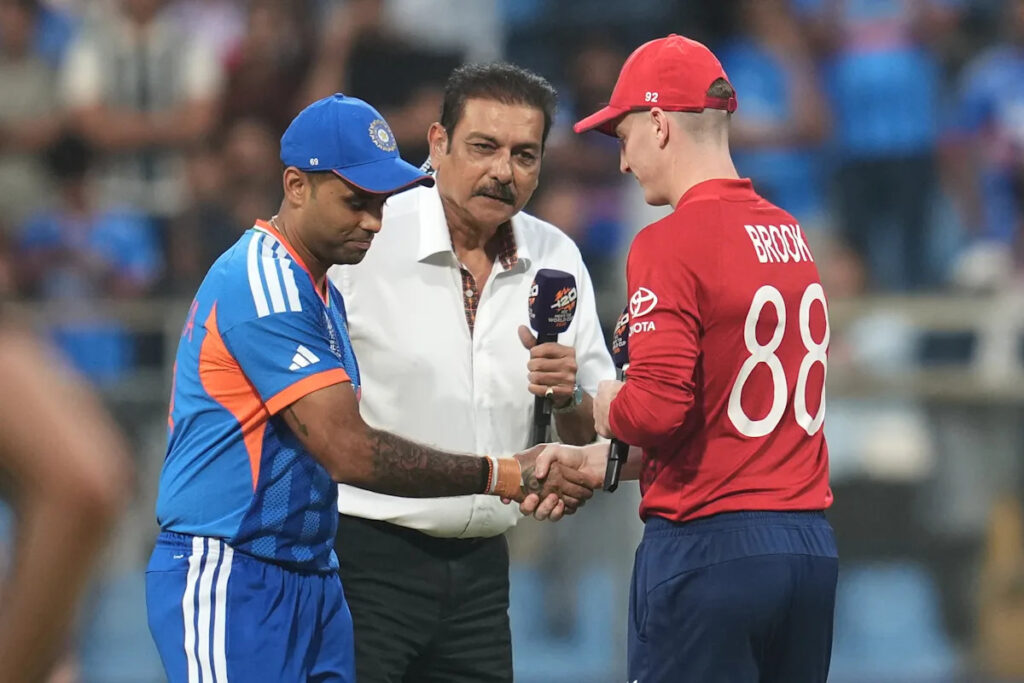 England opts to bowl first against India in second T20 World Cup semifinal