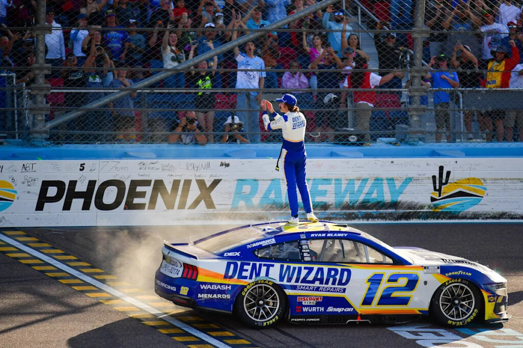 Ryan Blaney wins NASCAR Cup Series race at Phoenix in March 2026