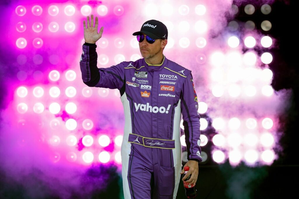 Denny Hamlin sets realistic final NASCAR win total pediction Denny Hamlin sets realistic final NASCAR win total pediction