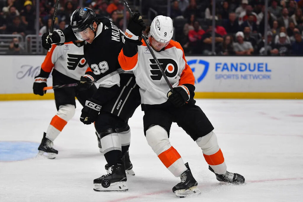 Kings Ugly Second Period Dooms Them Against Flyers
