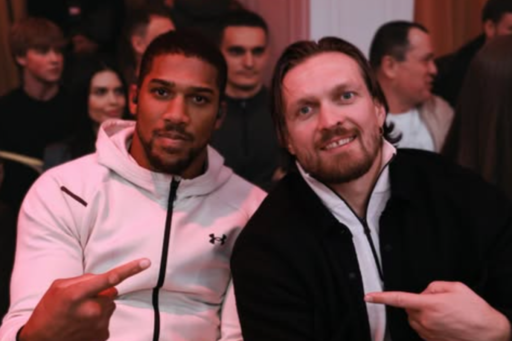 With Oleksandr Usyk, Anthony Joshua has found solace in the unlikeliest place