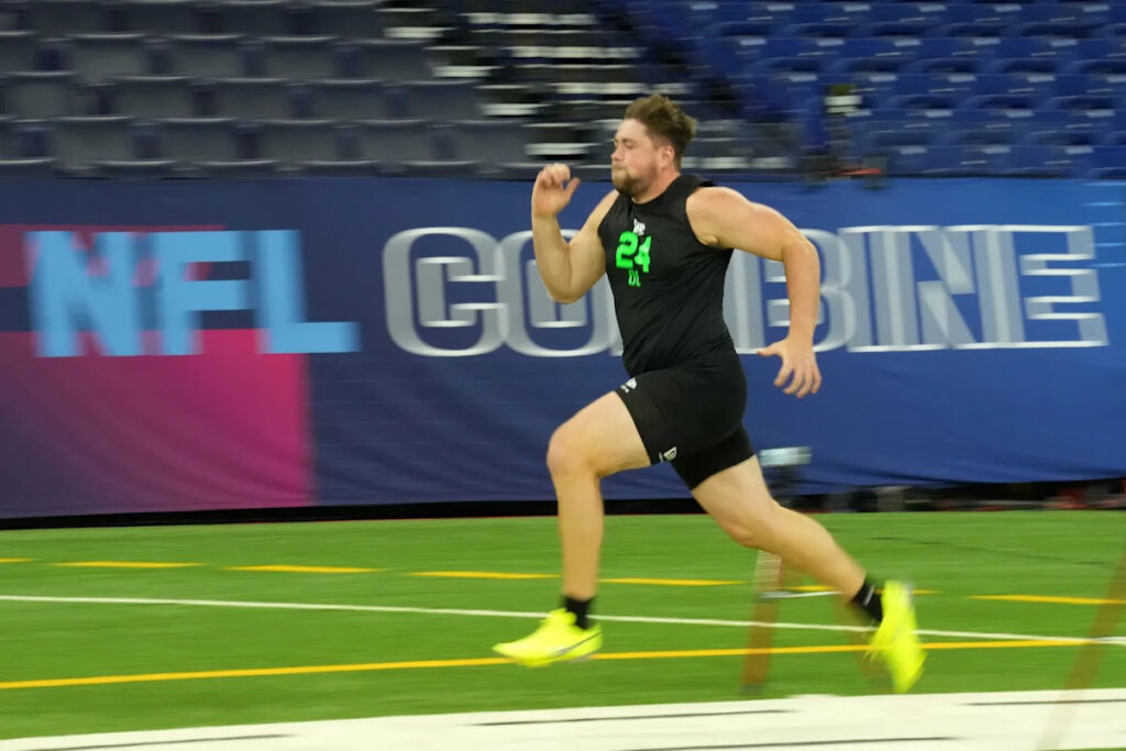 NFL combine winners, losers: Monroe Freeling leads Sunday list
