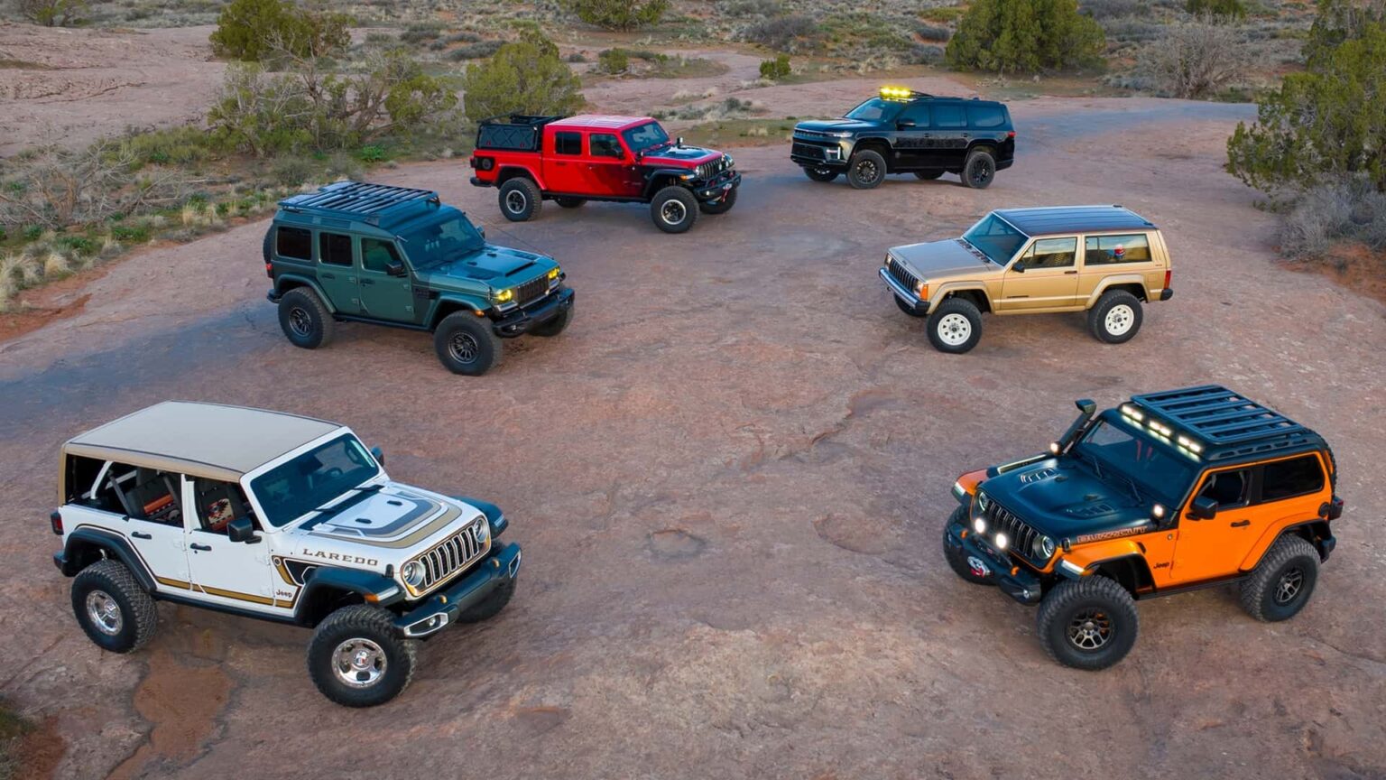 Easter Jeep Safari Concepts 2026: Wrangler, Gladiator, Grand Wagoneer Easter Jeep Safari Concepts 2026: Wrangler, Gladiator, Grand Wagoneer