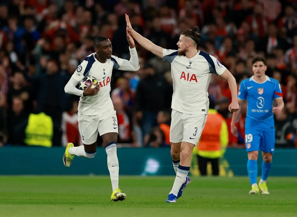Randal Kolo Muani justified his start with Tottenham’s opener (Action Images/Reuters)
