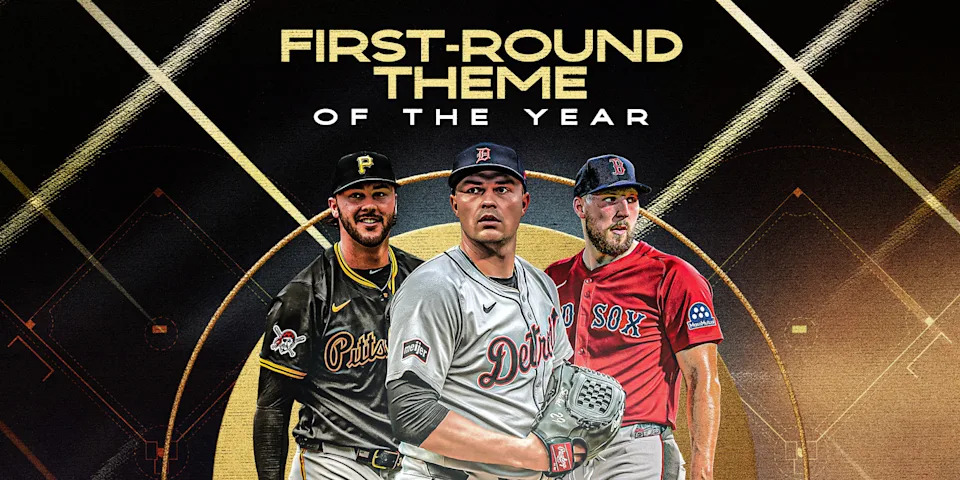 First-round theme of the year. (Photo by Davis Long/Yahoo Sports)