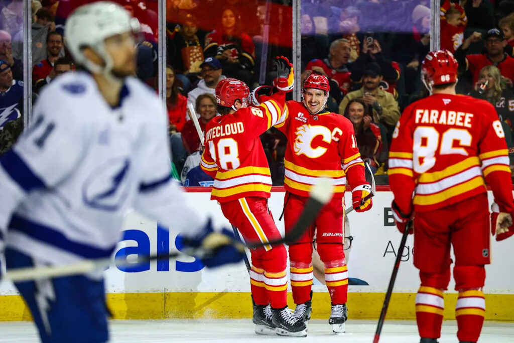 Calgary Flames Top Tampa Bay Lightning 4-3 in OT Win Calgary Flames Top Tampa Bay Lightning 4-3 in OT Win