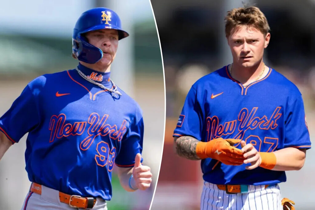 Carson Benge, A.J. Ewing start together in outfield for glimpse into Mets future