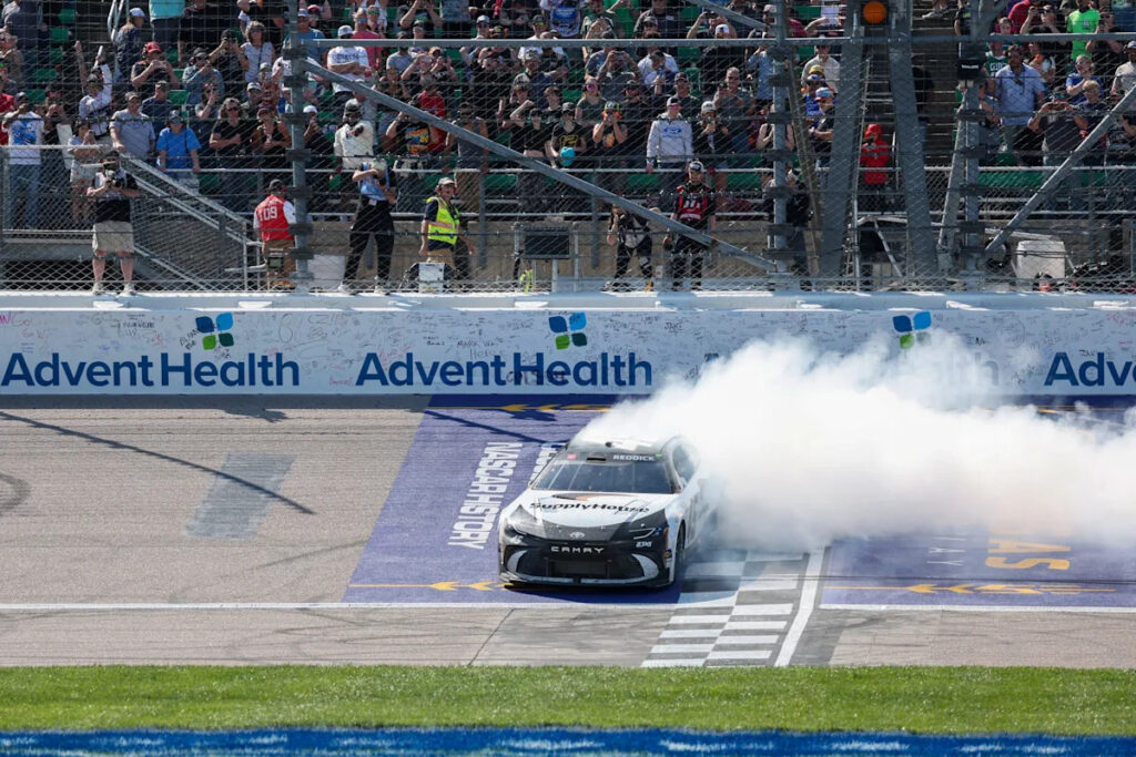 NASCAR TV ratings for Cup Series race at Kansas in April 2026