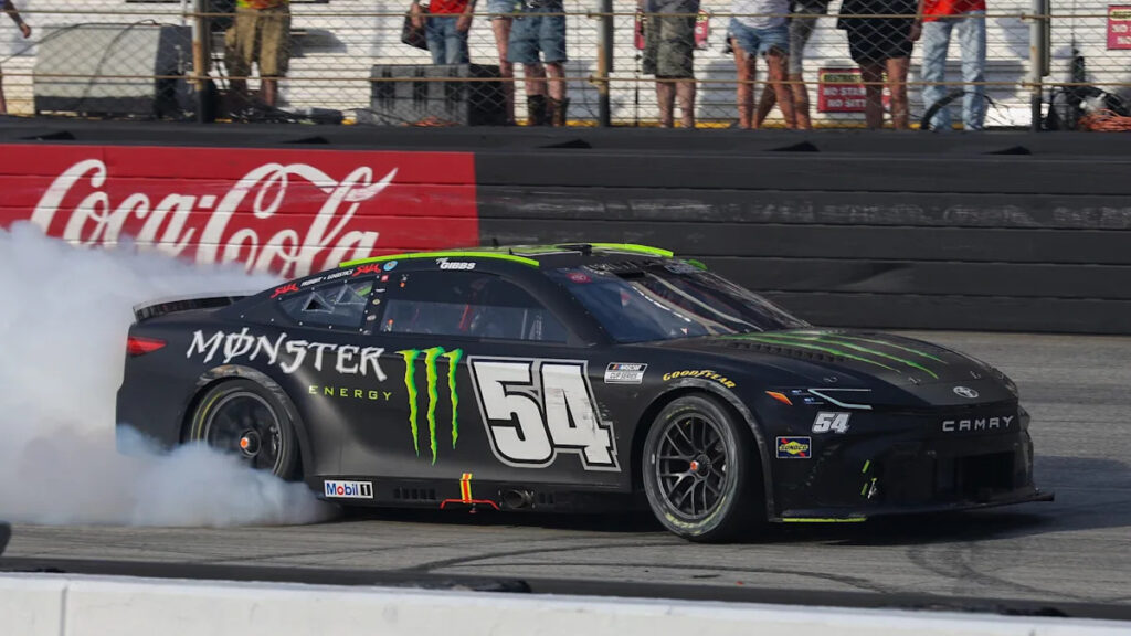 Ty Gibbs earns first NASCAR Cup victory at Bristol, beating Kyle Larson and Ryan Blaney Ty Gibbs earns first NASCAR Cup victory at Bristol, beating Kyle Larson and Ryan Blaney