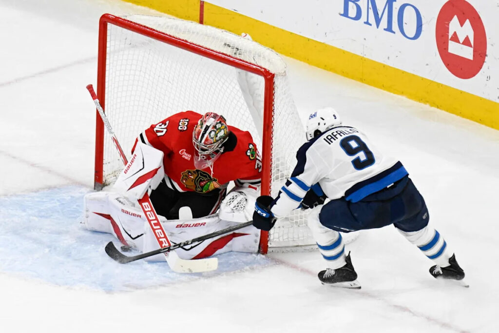 Anton Frondell Scores First Career NHL Goal, Blackhawks Lose To Jets In Overtime