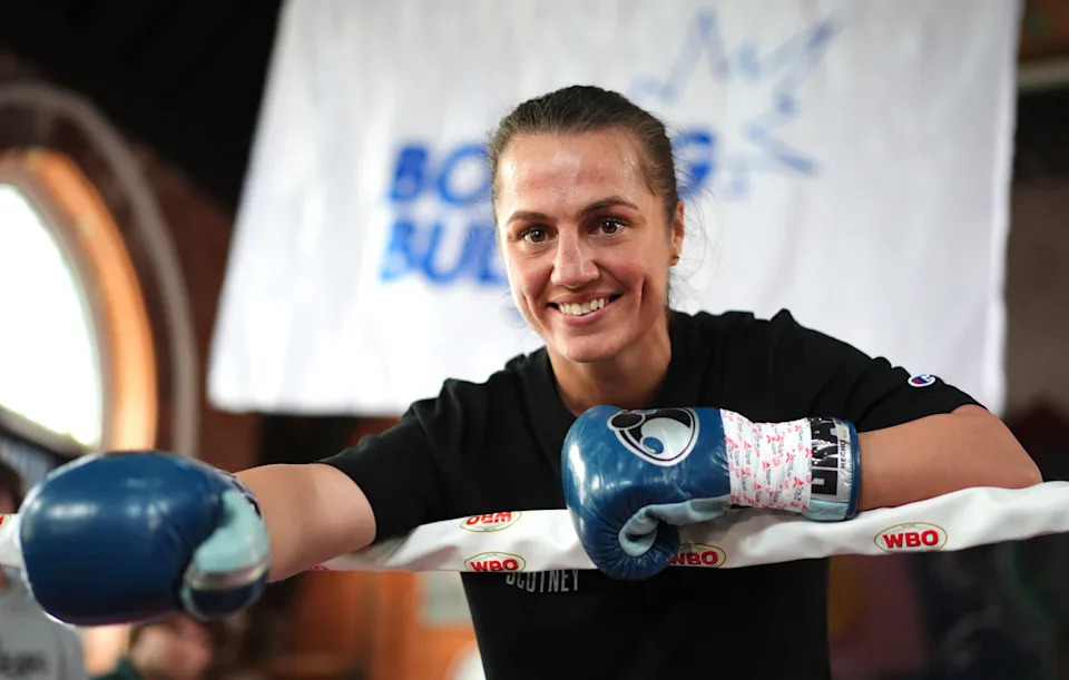 Ellie Scotney during a workout at All Stars Boxing Gym, London. Picture date: Thursday April 2, 2026. (Photo by Ben Whitley/PA Images via Getty Images)