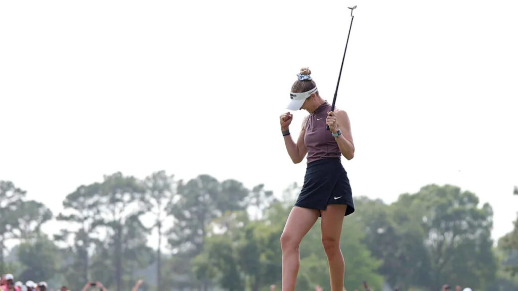 Nelly Korda conquered herself to win the Chevron Championship