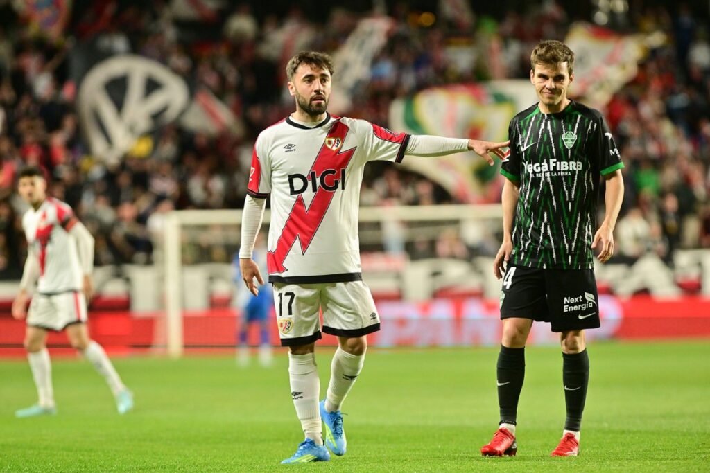 Rayo Vallecano earn breathing room for European push against 10-man Elche