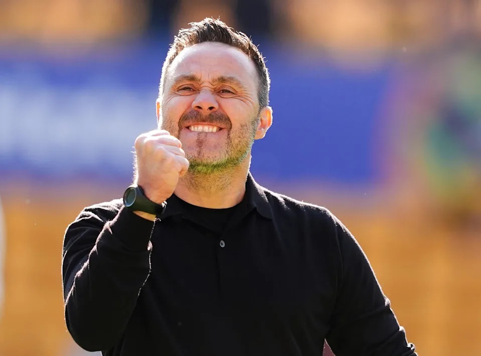 De Zerbi got his first win as Tottenham boss on Saturday (Martin Rickett/PA) (PA Wire)