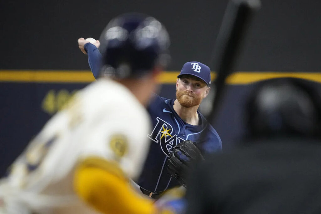 Strong start by Drew Rasmussen undone by errors: Rays 2, Brewers 8