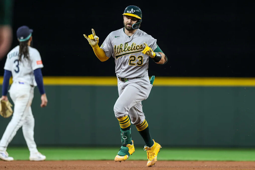 Athletics Beat Mariners in Seattle 6-4